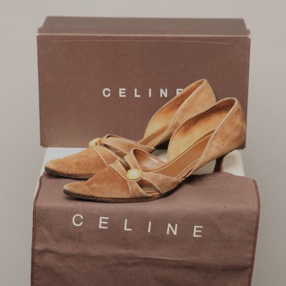 Rare CELINE Suede Shoes - Picture 1 of 4
